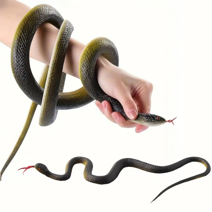 Prank Toys - 1/2pc Fake Snake Prank Toy Scary