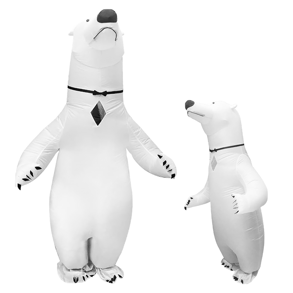 Inflatable Dinosaur Costume Adult - Polar bear Inflatable Costumes Adult Blow