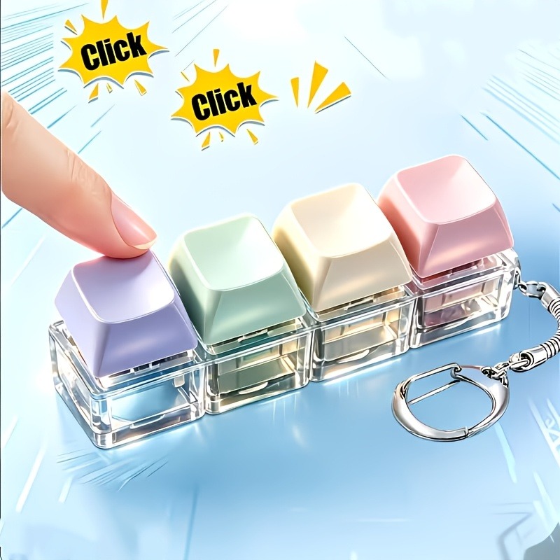 Novelty Gifts - 1pc Stress Toy Keychain Relaxing Body