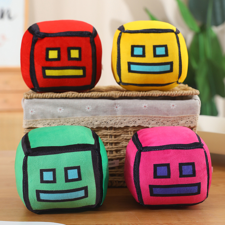 12cm Geometry Dash Plush Toys  - đánh giá và giá Novelty Gifts