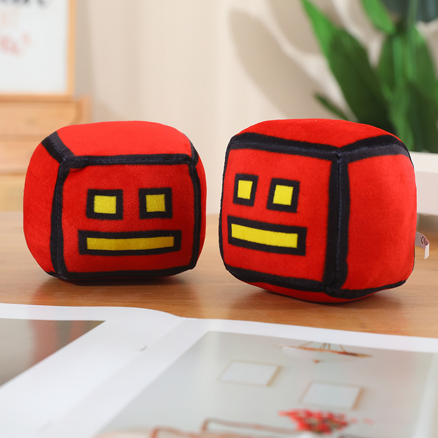 12cm Geometry Dash Plush Toys  - đánh giá và giá Novelty Gifts