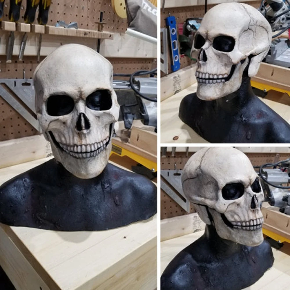 Halloween Mask Latex Scary Hor - đánh giá và giá Led Purge Mask Halloween