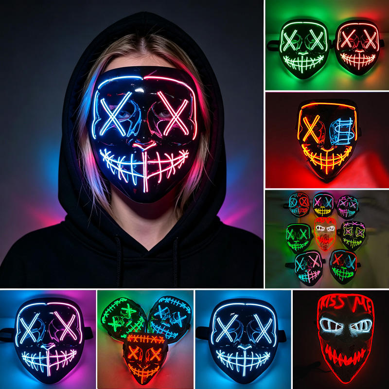 Professional Personalization L - đánh giá và giá Led Purge Mask Halloween
