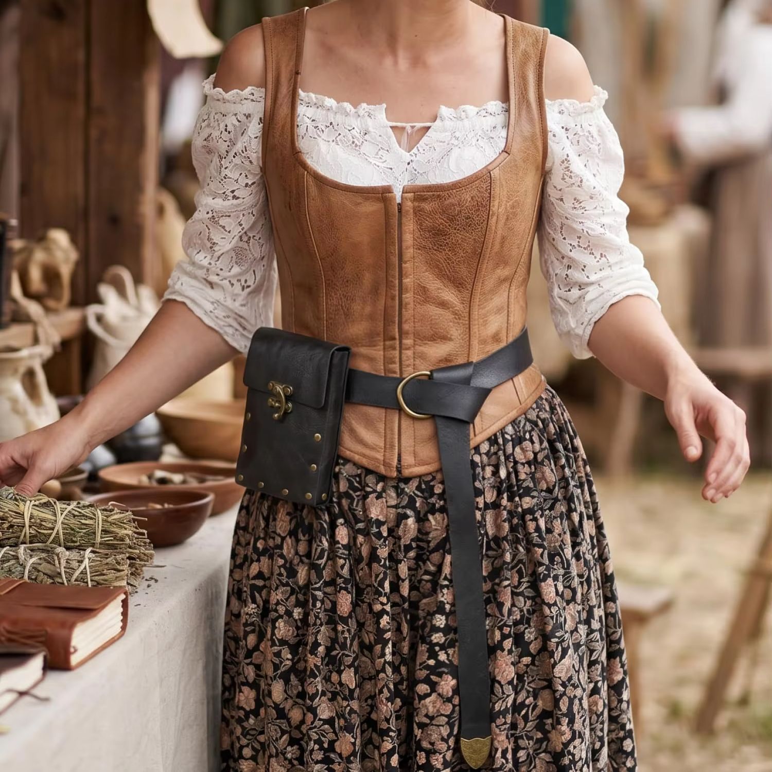 PU Leather Medieval Waist Belt - đánh giá và giá Costumes