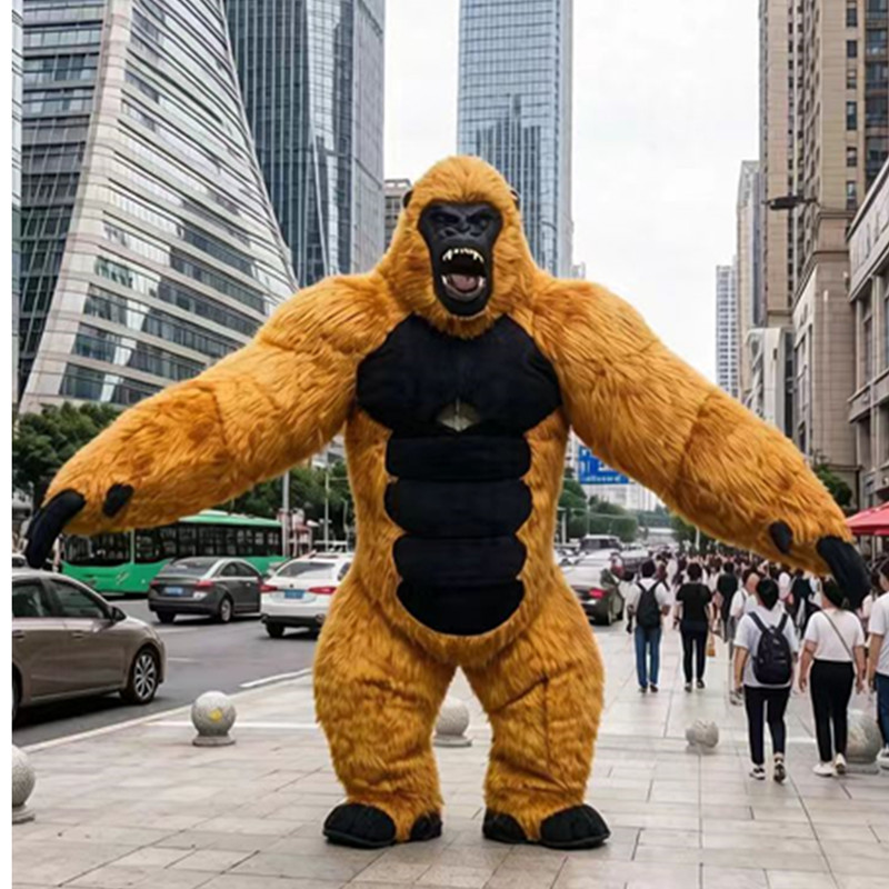 Inflatable Mascot Gorilla Cost - đánh giá và giá Inflatable Dinosaur Costume Adult